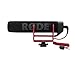 RØDE VideoMic GO + CAM CADDIE Scorpion JR (RED) - Compact On Camera Microphone with Ryocote Lyre Shock Mount + Hand Held Stabilizer Grip