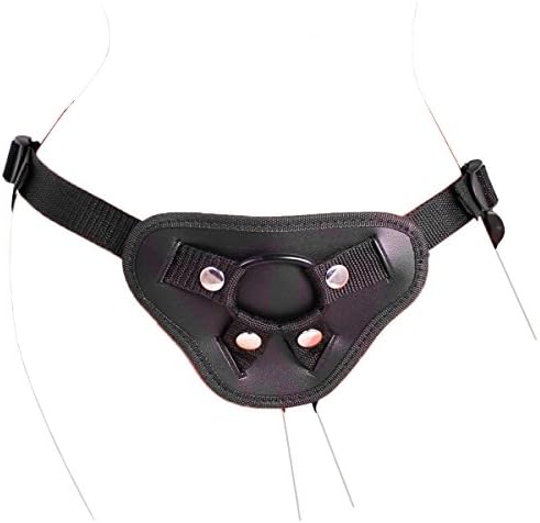 FYJOY Soft Faux Leather Underwear with Adjustable Belt &amp; Double O Rings for Women