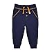 Burt's Bees Baby Baby Boys' Organic Knit Jogger Pants, Starry Night French Terry, 18 Months