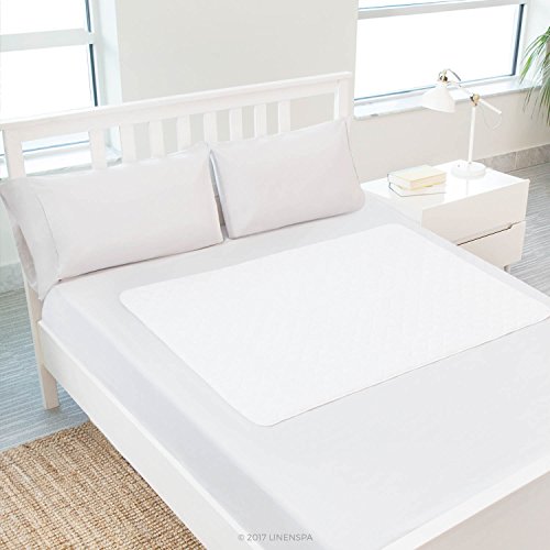 Linenspa 44" x 52" non skid waterproof sheet …