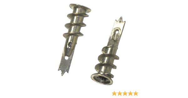 Amazon Com 8 10 Steel Auger Wall Anchors Qty 50 Industrial Scientific