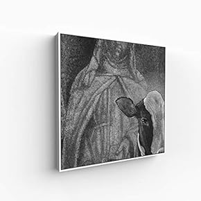 Canvas Wall Art for Living Room, Bedroom Portrait Framed Canvas Prints for Home Decoration Ready to Hang - 16x16 inches
