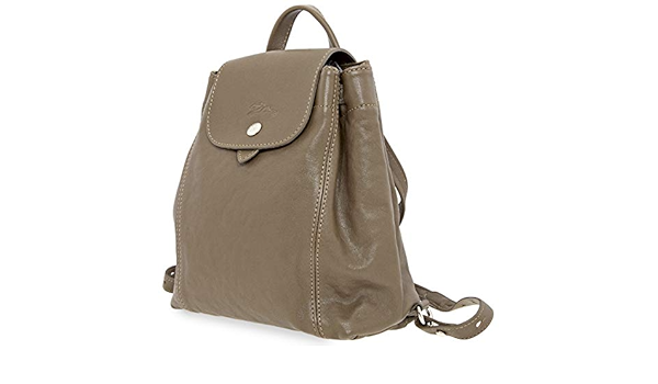 longchamp cuir khaki