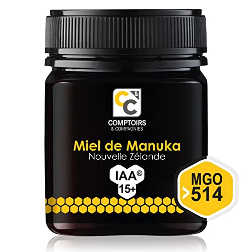 - Miel de Manuka Actif - IAA15+ (MGO514+) - Origine Nouvelle Zélande - 250g