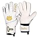 FitsT4 Goalie Goalkeeper Gloves with Fingersaves & Super Grip Palms Soccer Goalkeeper Gloves for Youth, Adult