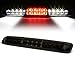 Auto Dynasty Dual Row LED Tinted 3rd Third Tail High Mount Stop Brake Light Cargo Lamp Compatible with Silverado Sierra GMT800 99-07