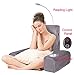 Carepeutic Bed Lounger with Heated Comfort Massager, Gray,1 Count (Pack of 1)