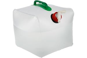 Camping Water Canisters with Tap 10L/20L Foldable Water Container BPA-Free PVC Water Storage Bag Water Bucket Drinking Water 