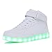 CIOR Kids Boy and Girl's High Top LED Sneakers Light Up Flashing Shoes(Toddler/Little Kid/Big Kid),105,02,37