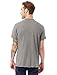 Alternative Men's Moroccan Henley T-Shirt, Oxford Grey Heather, Medium