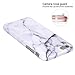 iPhone 6 Case, iPhone 6S Case, JAHOLAN White Marble Design Slim Shockproof Flexible Smooth TPU Soft Case Rubber Silicone Cover for Apple iPhone 6 6S