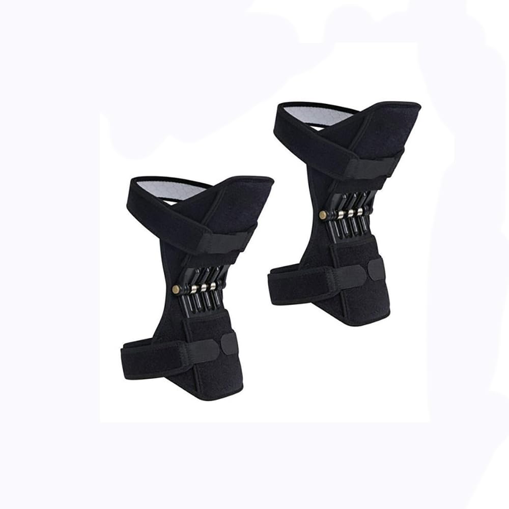 1 Pairs Knee Protection Booster, Joint Support Spring Knee Stabilizer Pad, Knee Booster Joint Support Brace for Leg Protector Strength Training