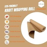 Hawksbill Kraft Paper Roll 500mm x 50m Recyclable Brown Gift Wrap view 4