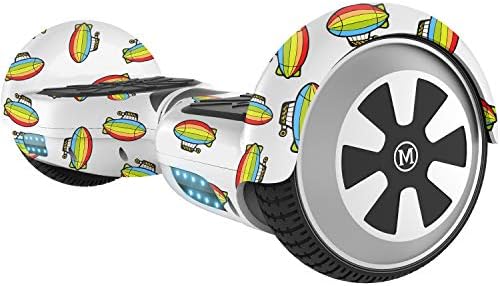 M MEGAWHEELS Hover boards 6.5” Electric Self Balancing Scooter Board Built in Bluetooth Speaker with LED light, UL Certified