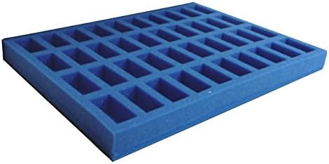 KR GW replacement Tray for Gamesworkshop Classic plastic figure case. Carry 40 troops on 25mm size bases. Ideal for 4 squads of 10 troops up to 50mm tall. Perfect for Games Workshop figures
