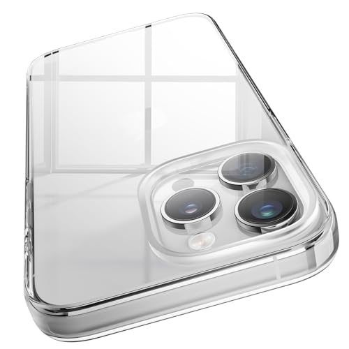 elago Hybrid Clear Case Compatible with iPhone 15 Pro Max Case, Crystal Clear, PC + TPU Hybrid Technology, US Military Grade Drop Protection, Reduced Yellowing (Transparent)