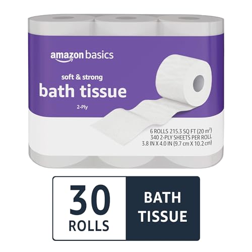 Amazon Basics Toilet Paper Soft and Strong