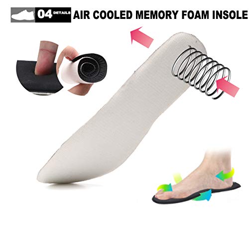 EXEBLUE Kitchen Shoes for Men Slip on Sneakers Slip Resistant Comfortable Lightweight Work Shoes Black