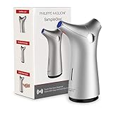 Automatic Touchless Soap Dispenser by SimpleOne – NEW IMPROVED DESIGN – Hands-Free Soap Dispensing Pump Is Perfect for Bathroom and Kitchen – Use Any Liquid Soap or Sanitizer (Silver)