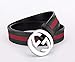 Man's Fashion Leather Alloy Buckle G Belt (34