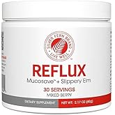 Reflux - Digestive Supplement - Each Tub = 30 Scoops = 30 Servings - Mucosal Support for Acid Issues - with Mucosave FG and Slippery Elm Bark (1 Tub)