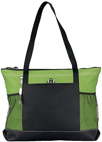Select Zippered Tote (Assorted Colors) - Can Be Embroidered