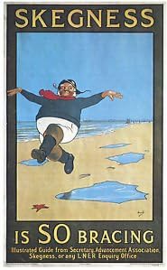 SKEGNESS - "Is So Bracing" Vintage LNER Art Deco Railway Poster - Poster Size : A2