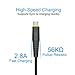 Micro USB Cable Reversible, Quick Charger Cable USB 2.0 Android Charging Cord Sync & Charging TPE Cable for Android, Samsung, Kindle, HTC, Xbox, PS4, Smart Phones and More 2-Pack(4ft & 0.65ft, Black)