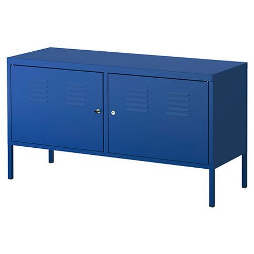 Ikea Blue Tv Stand Multiuse Lockable in Bahrain Whizz Media