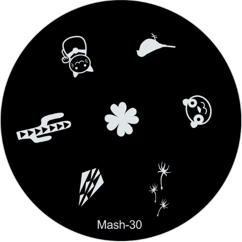 MASH Nail Art Stamp Stamping Image Plate No 30