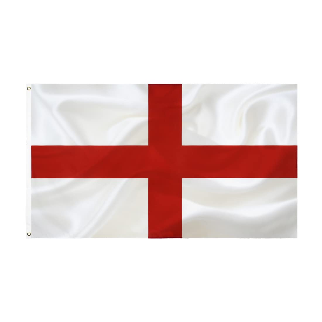 England FLAG St George's Cross Flag 3x5 Ft-90x150cm England National Flags Indoor/Outdoor Quality Polyester with Vivid Color and Brass Grommets Decorations