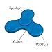 My Goodie LED Light MINI Bluetooth Audio Hand Spinner Tri Fidget Music Speaker,Perfect For ADD,ADHD,Autism and Pressure Relief Killing Time Finger Toy (Blue)