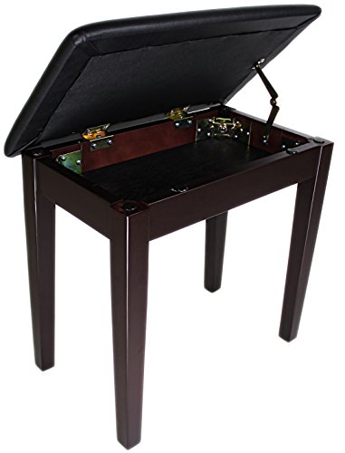 Barcelona Flip-Top Piano Bench - Rosewood with Matte Finish