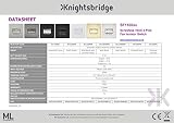 Knightsbridge SF1100MW Screwless 10A 3 Pole Fan Isolator Switch White view 4