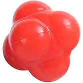 Ai Hang Reaction Ball, Hand-Eye Coordination Training Equipment | 6-Sided Agility Training Ball for Baseball, Soccer, Lacrosse, Basketball, Softball
