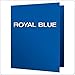 Oxford Twin-Pocket Folders, Textured Paper, Letter Size, Royal Blue, Holds 100 Sheets, Box of 25 (57512EE)