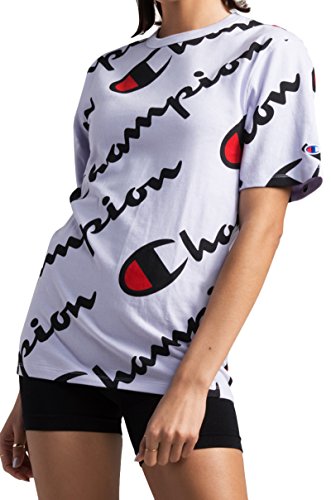 champion heritage tee all over script