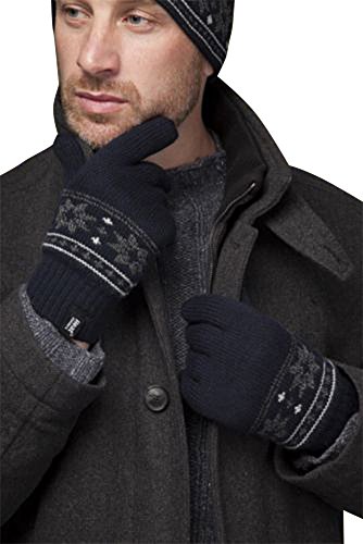 Men's Heat Holders Thermal 2.3 tog Fairisle Jaquard Knitted Gloves Navy Blue L/XL Men's Heat Holders Thermal 2.3 tog Fairisle Jaquard Knitted Gloves Navy Blue L/XL