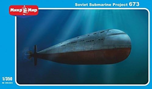 Soviet submarine Project 673 1/350 Micro Mir 350-023