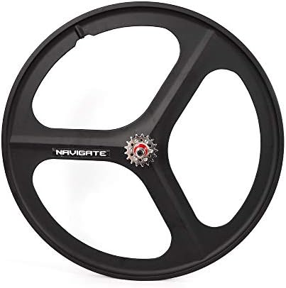 KANING 700c Fixed Gear Wheels,3-Spoke Rim Set of Front & Rear Fixie Bike/Single Speed USA Stock