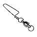 Dr.Fish 60 Pack Ball Bearing Snap Swivels Fishing Tackle Coastlock Snap Swivel Saltwater Fishing Swivels Stainless Steel Rust Resistant Freshwater Saltwater Fishing Gear Accessories #4, #6, #8