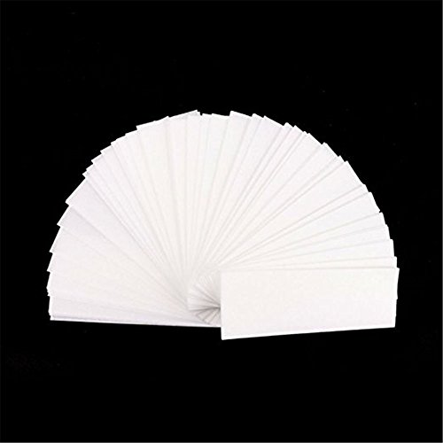 MISMXC 100 Pcs Professional Facial & Body Hair Removal Wax Strips Paper Depilatory Nonwoven Epilator Salon Spa (100 Sheet/Pack)