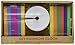 Youngerbaby Elegant Rainbow Colorful DIY Creative Whatever Sunburst Wall Clock, 14 inch