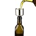 XYUN Olive Oil Bottle,17 OZ Dark Brown Kitchen Oil Bottle Against Sunlight with 2 Oil Dispensing Pour Spouts for Easy Pouring,1 Stainless Steel Aided Funnel for Refilling,Leakage-free Oil Dispenser