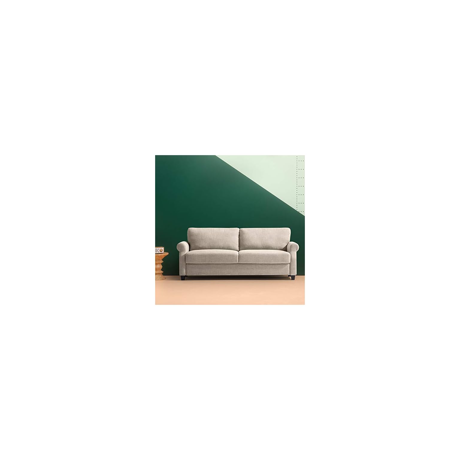 ZINUS Josh Sofa Couch / Easy, ToolFree Assembly, Beige LAVORIST