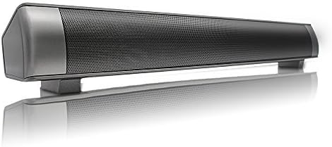 Wireless Subwoofer Stereo Speaker, Bluetooth 3.0 Sound Bar Silver