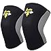 iDofit Flash Sale Knee Sleeves Support & Compression for Weightlifting, Powerlifting - High Performance 5mm Neoprene Knee Sleeve Support for Cross Training WOD, Squats, Gym Workout - For Men & Women
