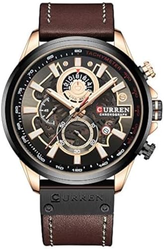 CURREN Quartz Watch For Men, Waterproof Analog Watches, Business