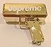 Rapid$Gun Money Gun Chrome Gold Toy | Make it Rain Real Money Dispenser | Dollar Shooter | Paper Money Spray | Money Gun + 100 Prop Money (Chrome Gold)