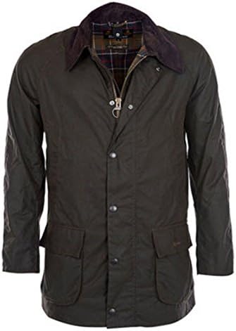 Barbour Men's Sapper Wax Jacket, Olive/Classic, S at Amazon Men's
